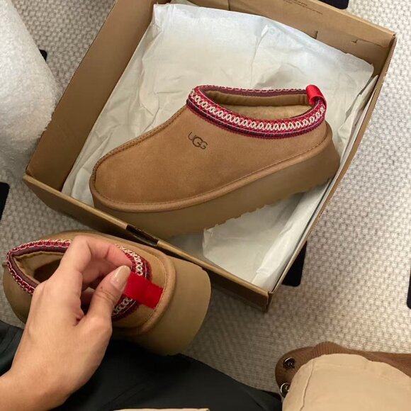 Ugg Tazz Platform Slippers Chestnut - Picture 8 of 8